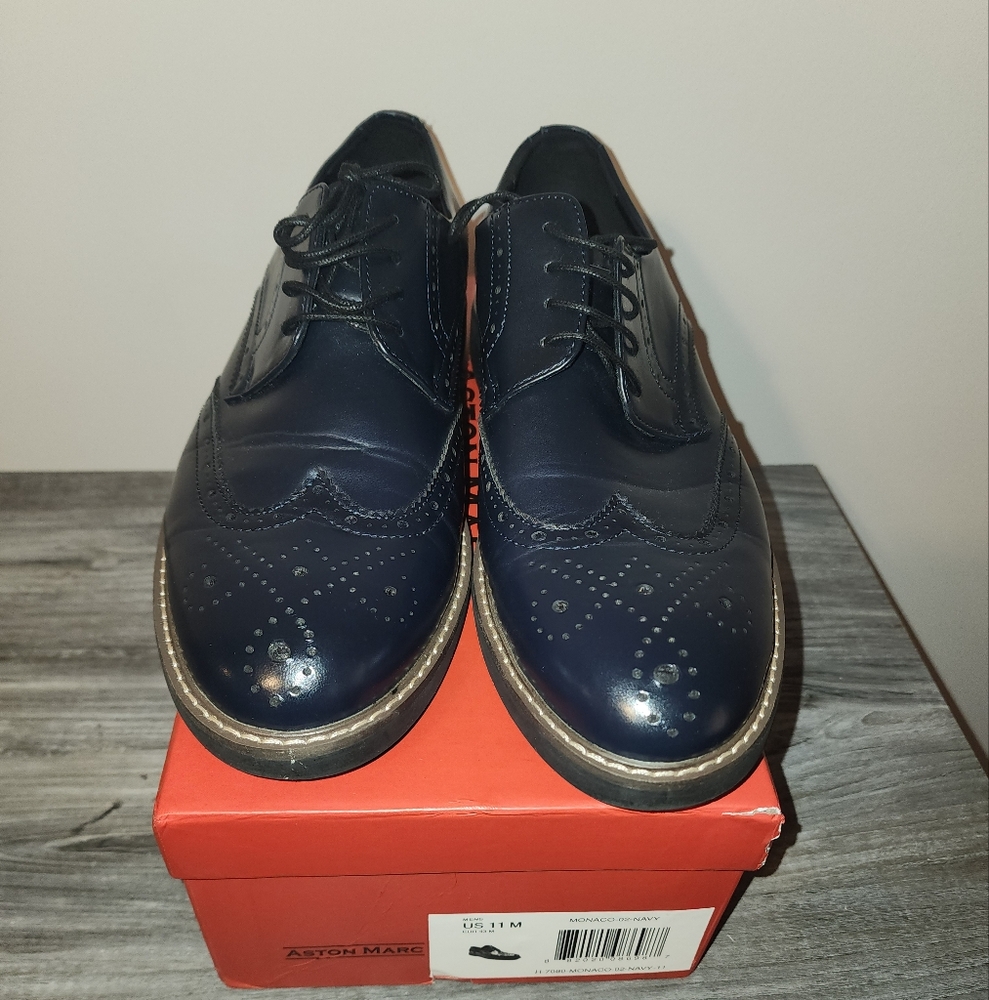 Aston Marc Monaco, navy blue, Mens sz11